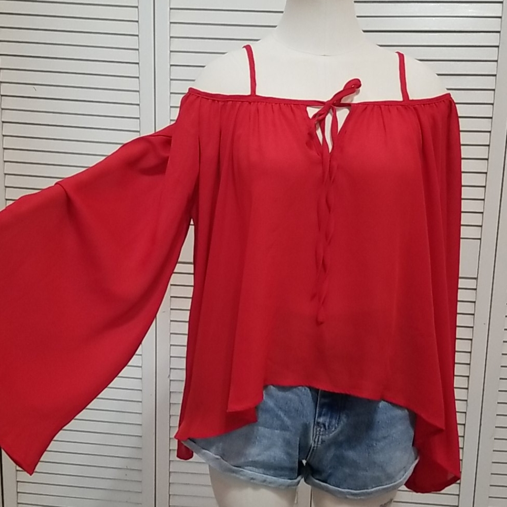 Women's flowy blouse top
